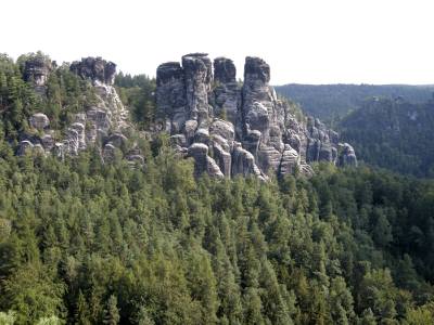 Foto der Bastei bei Rathen
