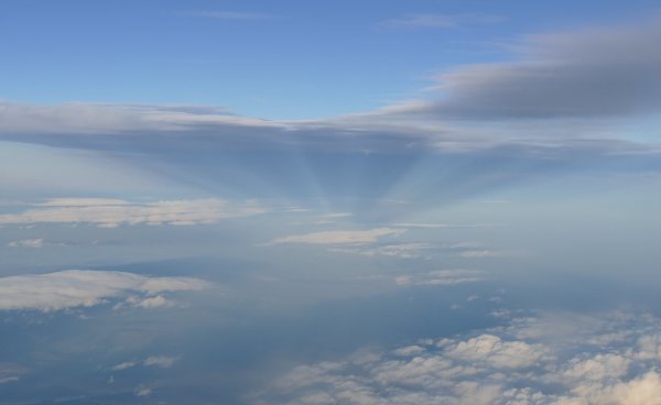 Foto anticrepuscular rays
