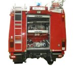 Rückseite des Löschfahrzeugs