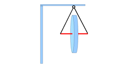 Grafik eines Kreiselkompasses