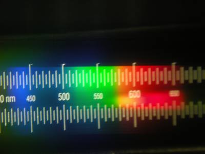 Spektrum einer weißen LED